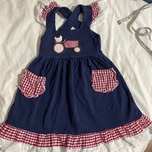 Farm style Girls dress size 3T-4T